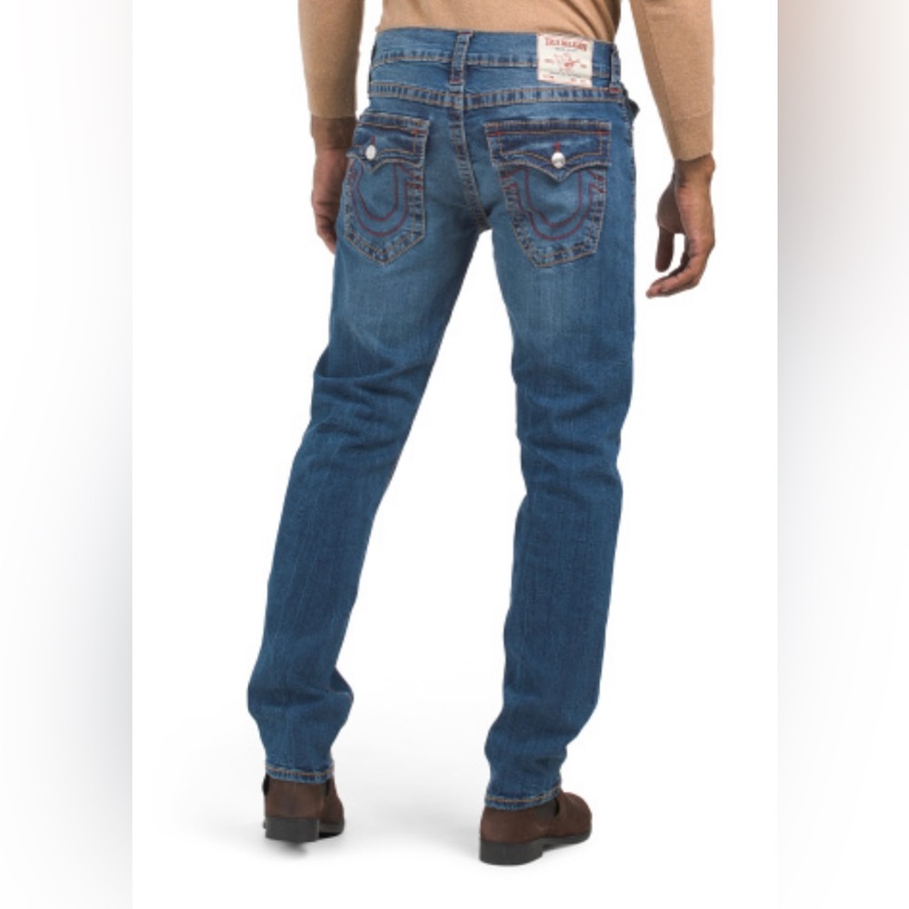True Religion 34 Geno Relaxed Slim Jeans
